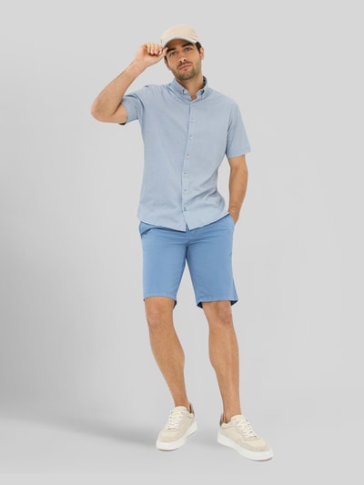 Brax Regular Fit Bermuda aus Baumwoll-Mix Blau 1