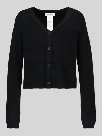 MM by Max Mara Regular Fit Strickjacke aus Woll-Kaschmir-Mix Modell 'FOSCO' Black 2