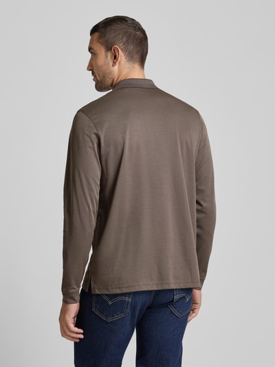 RAGMAN Regular fit poloshirt met borstzak Taupe - 5