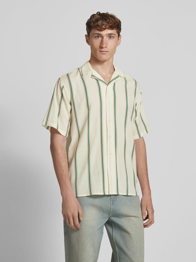 Redefined Rebel Vrijetijdsoverhemd met reverskraag, model 'HOWIE' Offwhite - 4