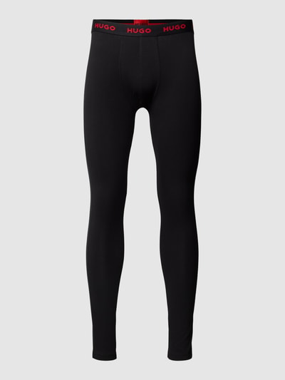 HUGO Long Johns mit Logo-Stitching Modell 'JOHN' Black 1