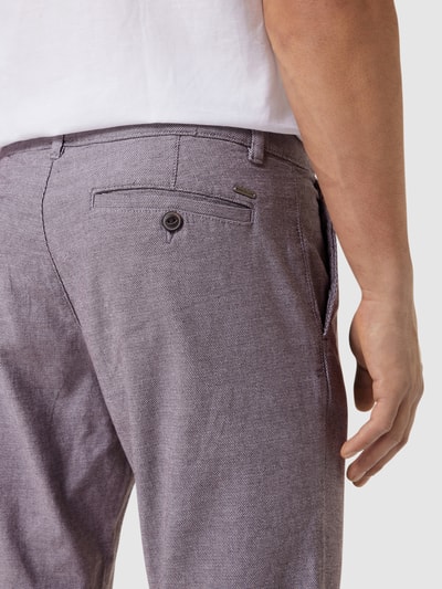 Tom Tailor Slim Fit Bermudas mit Strukturmuster Hellgrau 3