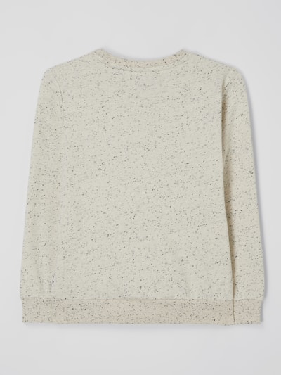 Basefield Sweatshirt met borduursel Ecru - 3