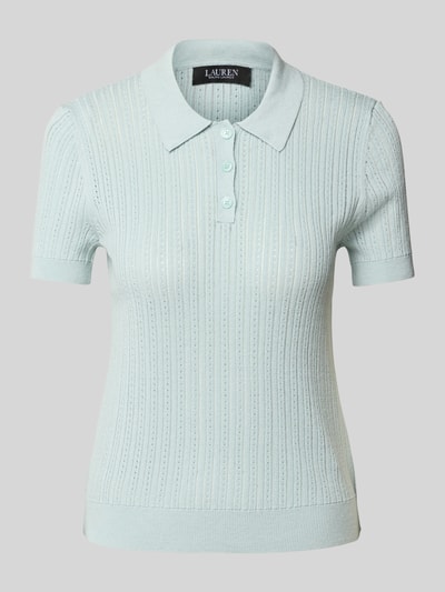 Lauren Ralph Lauren Poloshirt mit kurzer Knopfleiste Bleu 2