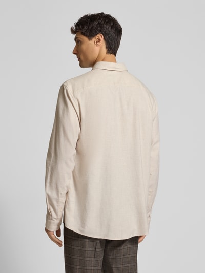 MCNEAL Regular Fit Freizeithemd mit Button-Down-Kragen Sand 5