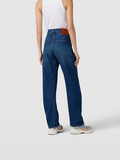 Victoria Beckham Low Rise Jeans aus Baumwolle Jeansblau 5