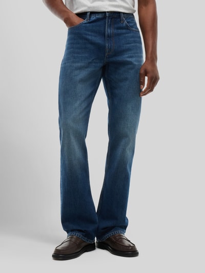 Tommy Hilfiger Straight Leg Bootcut-Jeans aus reiner Baumwolle Dunkelblau 4