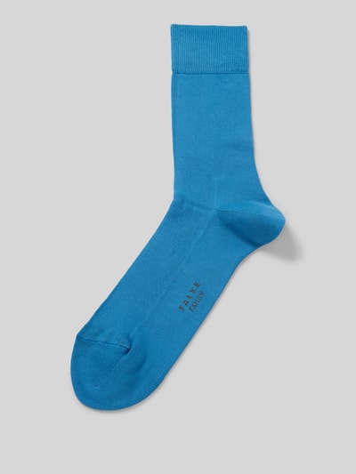 Falke Socken mit Label-Detail Modell 'Family' Hellblau 1