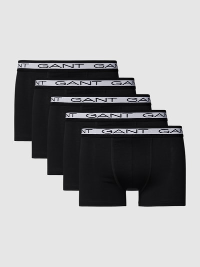 Gant Trunks mit Logo-Bund im 5er-Pack Black 2