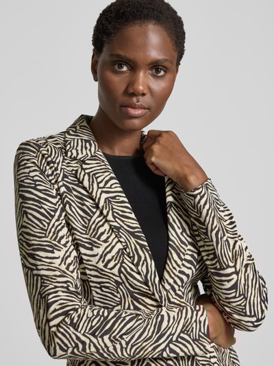 ICHI Żakiet z lamowanymi kieszeniami model ‘KATE’ Czarny 3