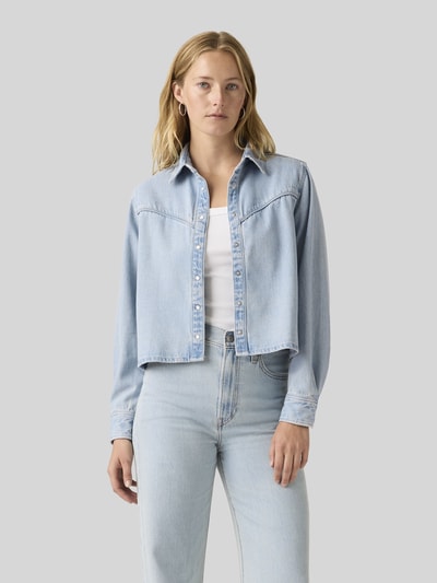Levi's® 300 relaxed fit jeanshemd van mix van katoen en lyocell Lichtblauw - 3