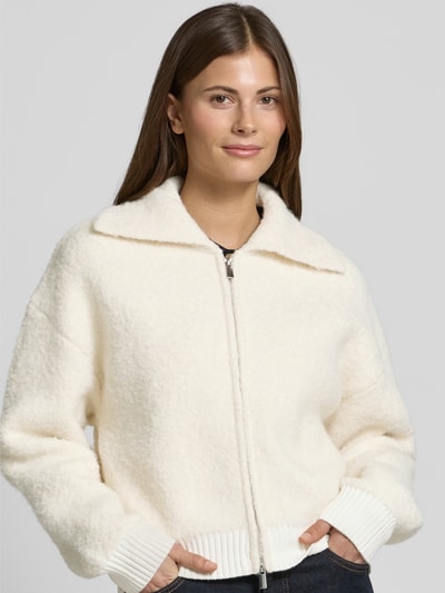 Mango Jacke mit Zweiwege-Reißverschluss Offwhite 3