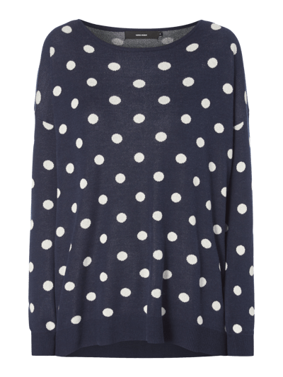 Vero Moda Pullover mit Allover-Muster Marine 2