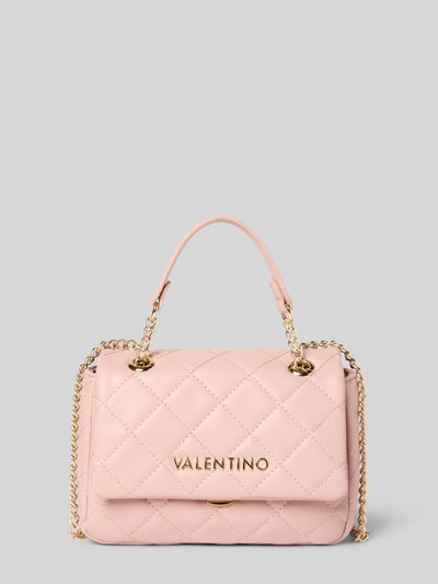 VALENTINO BAGS Torba na długim pasku z imitacji skóry model ‘Ocarina’ Różowawy 1