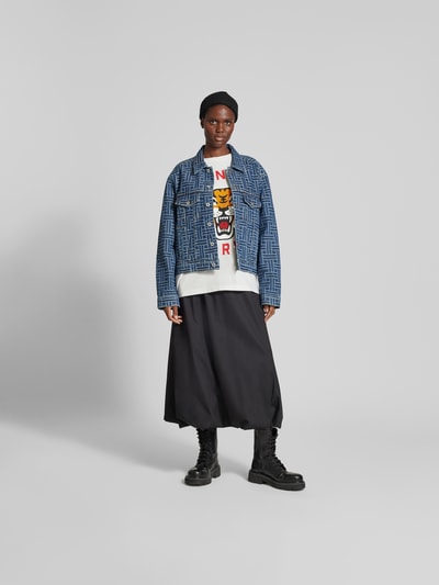 Kenzo Jeansjacke mit Brusttaschen Jeansblau 1