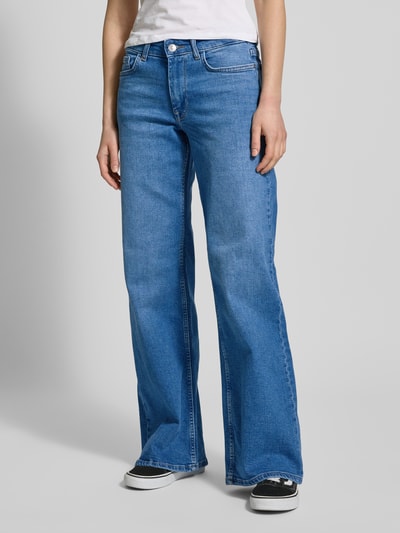 Only Regular fit low rise jeans van een katoenmix, model 'CHRIS' Jeansblauw - 4