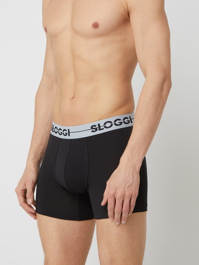 Sloggi Boxershort met stretch in set van 3  Zwart - 3