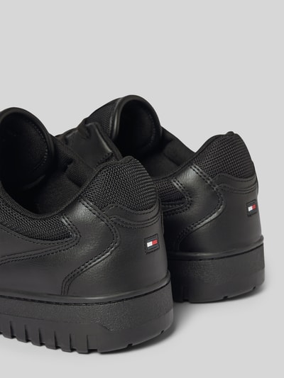 Tommy Hilfiger Sneaker aus Leder mit Label-Detail Black 2