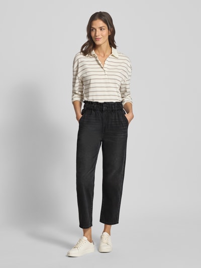 Jake*s Casual Jeans mit elastischem Bund Black 1