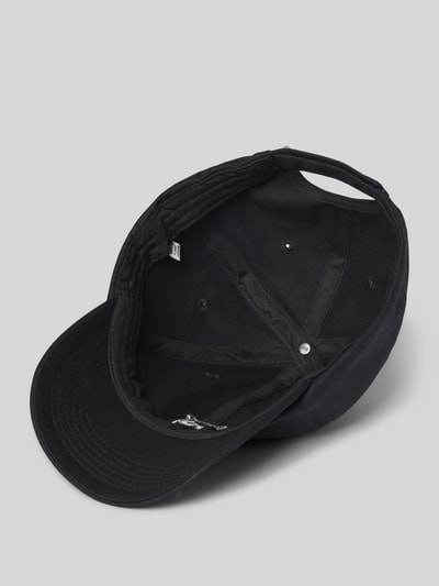 Knowledge Cotton Apparel Basecap mit Motiv-Stitching Black 2