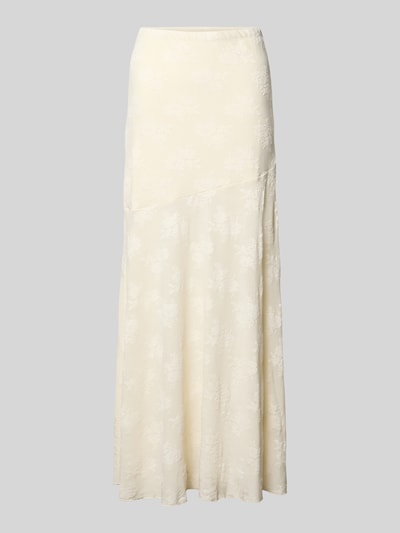 Gina Tricot Maxirock mit elastischem Bund Offwhite 2