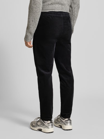 Only & Sons Spodnie sztruksowe o kroju tapered z mieszanki bawełny model ‘LINUS’ Czarny 5