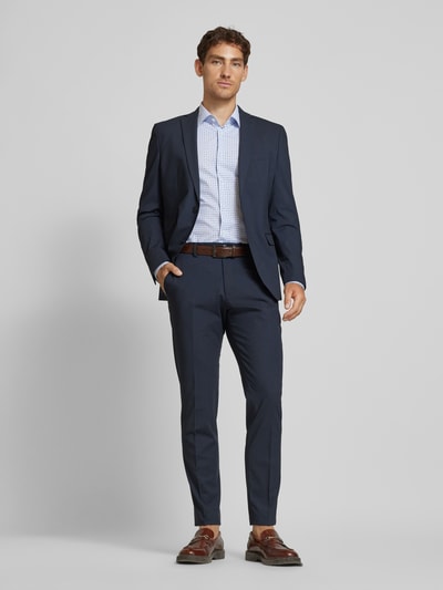 BOSS Slim Fit Business-Hemd mit Kentkragen Modell 'Hank' Bleu 1