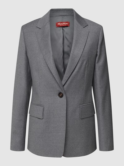 Max Mara Studio Blazer mit Pattentaschen Modell 'FLYTR' Anthrazit 2