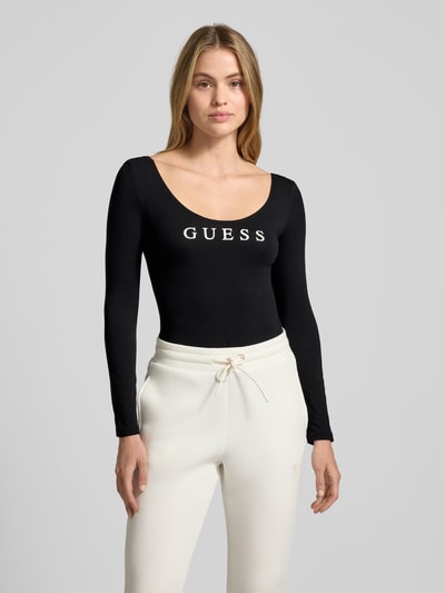 Guess Body mit Logo Modell 'NEW CARRIE' Black 4