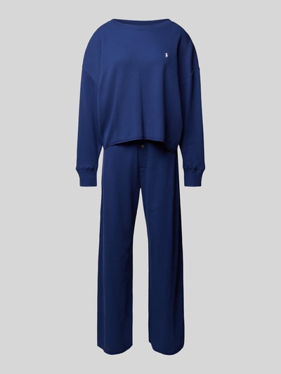 Polo Ralph Lauren Pyjama met labelstitching Donkerblauw - 2