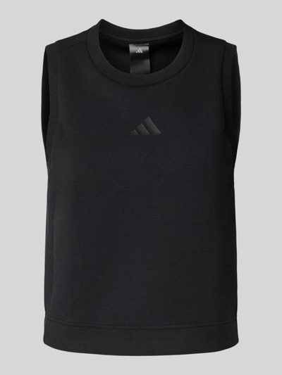adidas Sportswear Tanktop mit Logo und Rundhalsausschnitt Black 2
