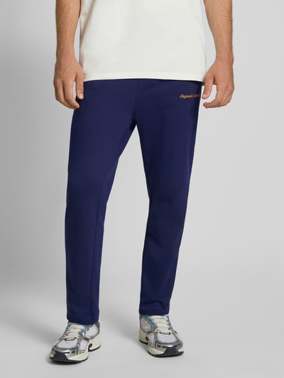 Jack & Jones Sweatpants mit elastischem Bund Modell 'KANE' Dunkelblau 4
