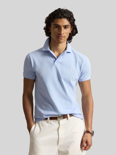 Polo Ralph Lauren Koszulka polo o kroju slim fit z czystej bawełny Jasnoniebieski 4