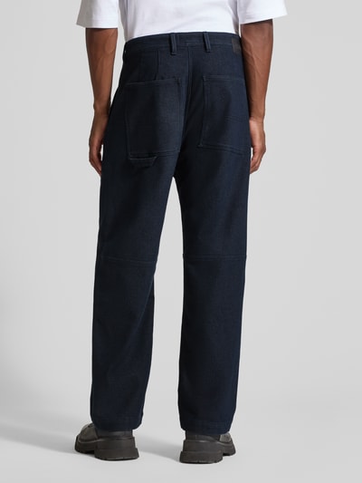 Drykorn Spodnie o kroju regular fit ze szwami działowymi Granatowy 5