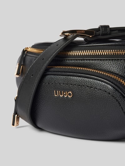 Liu Jo White Bauchtasche mit Label-Detail Modell 'MANHATTEN' Black 3