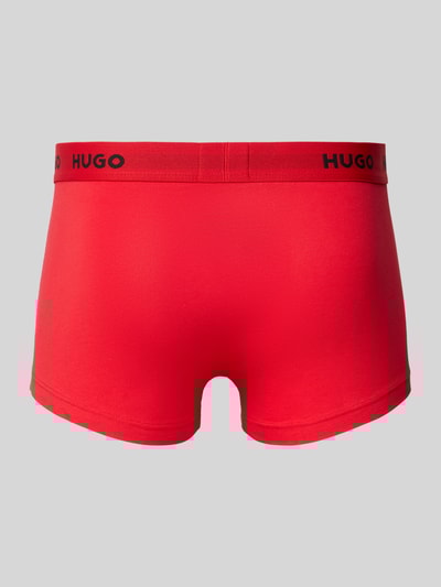 HUGO Trunks mit elastischem Logo-Bund im 3er-Pack Oliv 3