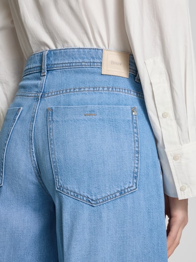 Brax Wide Leg Jeans mit verkürztem Schnitt Modell 'STYLE.MELLI' Hellblau 3