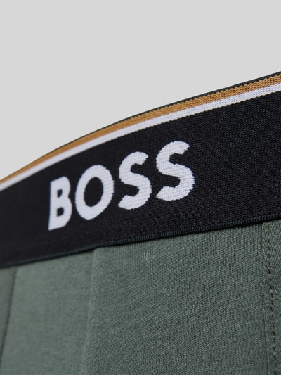 BOSS Bokserki o kroju regular fit z mieszanki bawełny w zestawie 3 szt. Średnioszary 2