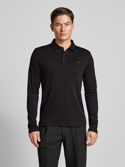 Michael Kors Regular Fit Poloshirt mit Label-Stitching Black 4