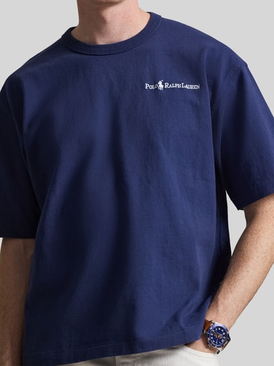 Polo Ralph Lauren Relaxed Fit T-Shirt aus reiner Baumwolle Marine 3