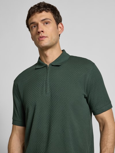 SELECTED HOMME Regular fit poloshirt van puur katoen, model 'ISAAC' Olijfgroen - 3