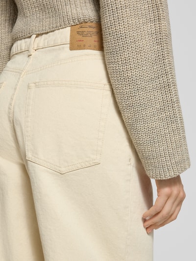 American Vintage Jeansy z wpuszczanymi kieszeniami model 'SNOPDOG' Écru melanż 3