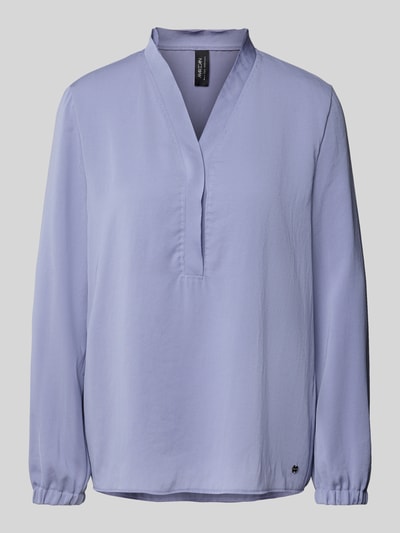 Marc Cain Regular Fit Bluse mit Tunka-Ausschnitt Lavender 2