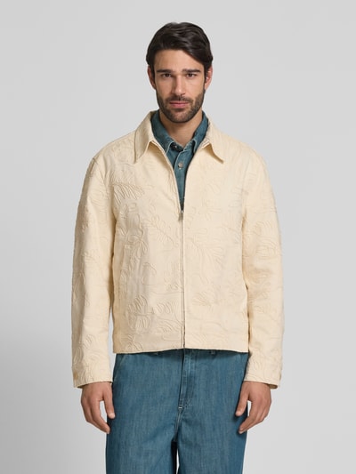 Drykorn Jacke mit Reißverschluss und Eingrifftaschen Modell 'RIKKA' Offwhite 4