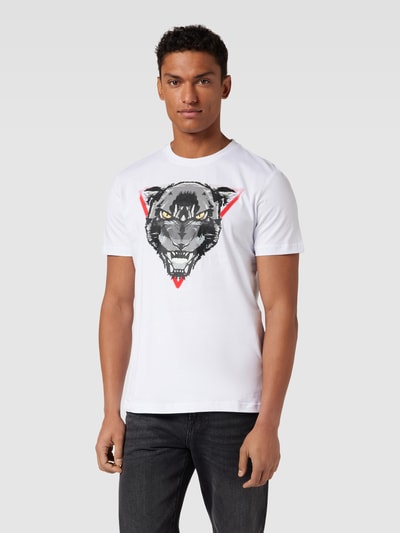 Antony Morato T-shirt met motiefprint Offwhite - 4