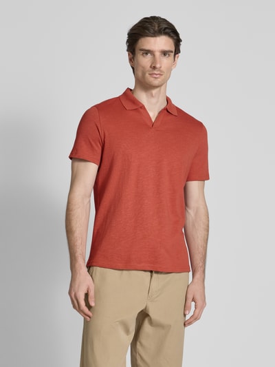 MCNEAL Poloshirt mit V-Ausschnitt Terra 4