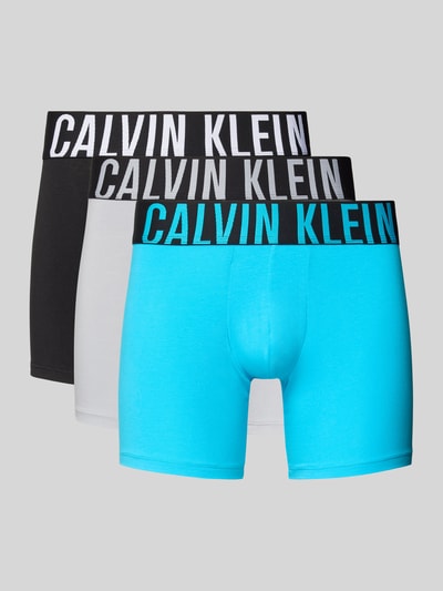 Calvin Klein Underwear Boxershort met elastische logoband in een set van 3 stuks Lichtblauw - 1