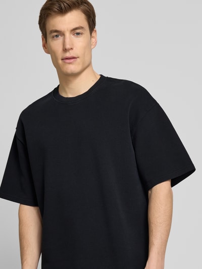 Strellson T-shirt met structuurmotief, model 'Pico' Zwart - 3