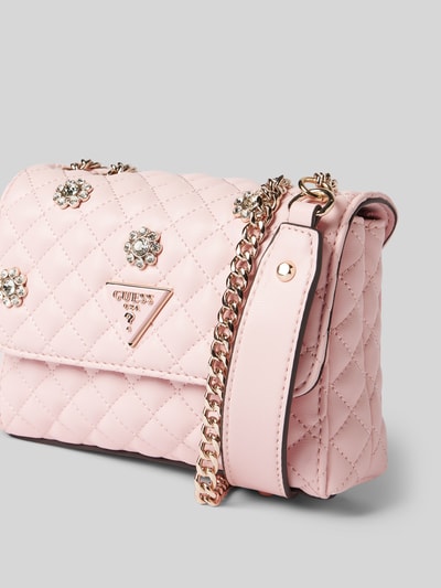 Guess Handtasche mit Steppnähten Modell 'EVERLEE' Rose 3