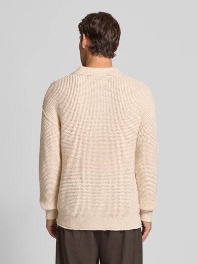 Scotch & Soda Strickpullover mit Leinen-Anteil Offwhite 5
